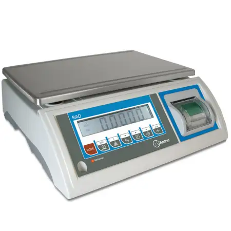Click Here To Enlarge This Photo Of BAXTRAN RAD SERIES BENCH SCALE WITH INBUILT TALLY ROLL PRINTER