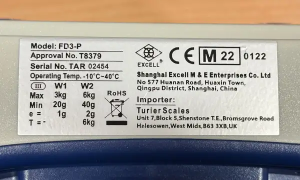 Click Here To Enlarge This Photo Of EXCELL FDP3-P DIGITAL RETAIL SCALES WITH TOWER DISPLAY