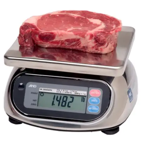 Click Here To Enlarge This Photo Of A&D SK-WP WATERPROOF BENCH SCALE