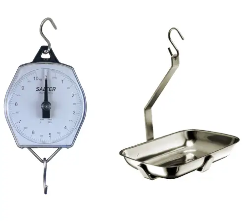 Click Here To Enlarge This Photo Of BRECKNELL 235-6S HANGING SCALE WITH OBLONG PAN