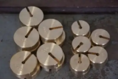 SLOTTED BRASS WEIGHTS